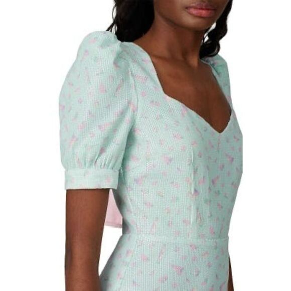 Olivia Rubin light blue pink sequin daphne dress size 6 - Picture 2 of 9